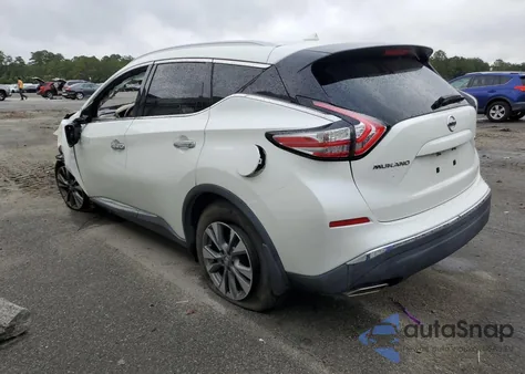 2016 Nissan Murano S z USA, uszkodzony, nr VIN 5N1AZ2MGXGN139848